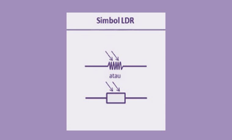 Simbol Sensor LDR