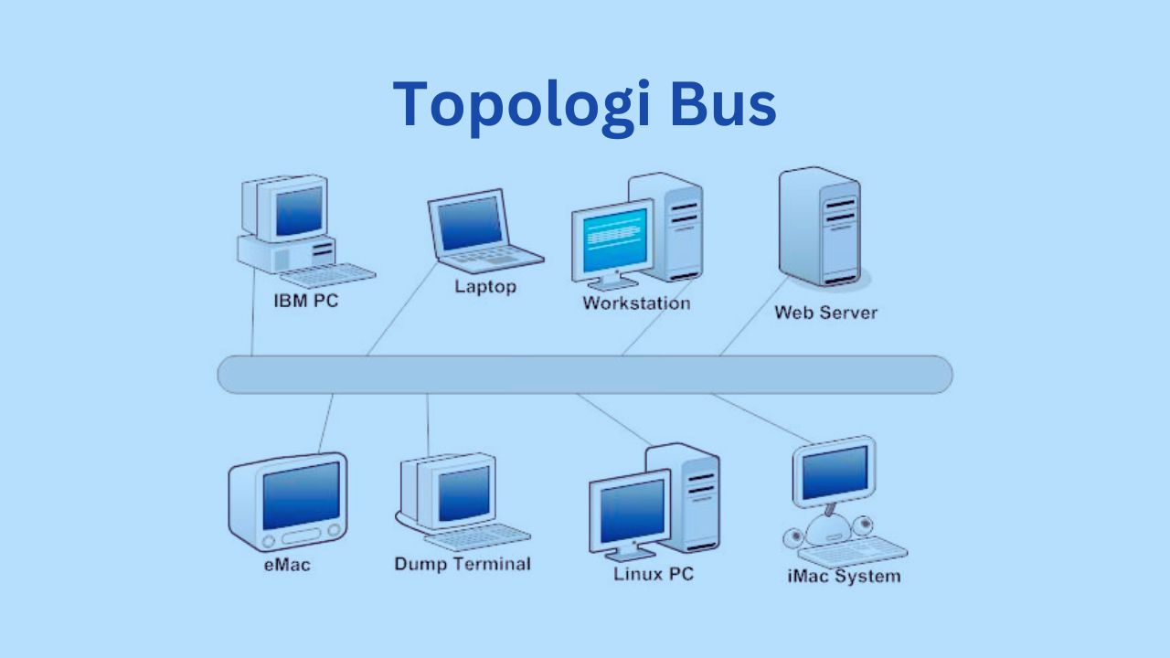 Cara kerja topologi bus