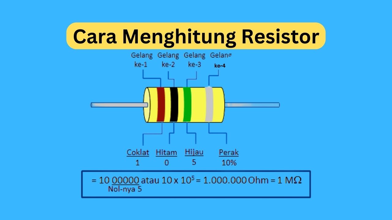 cara menghitung resistor
