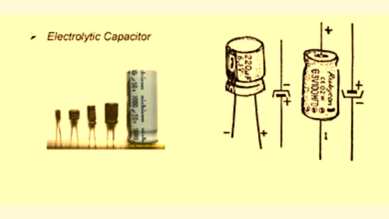 cara kerja kapasitor elektrolit