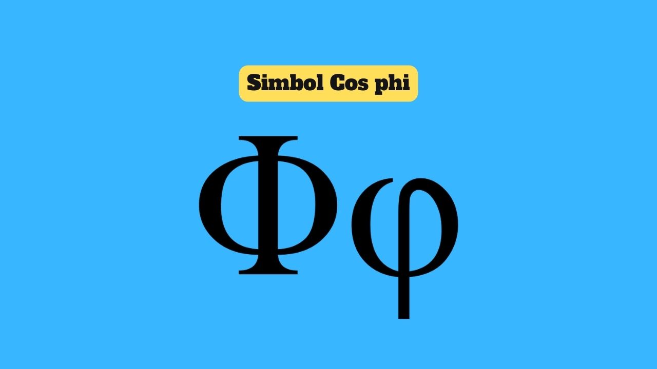 Simbol Cos phi