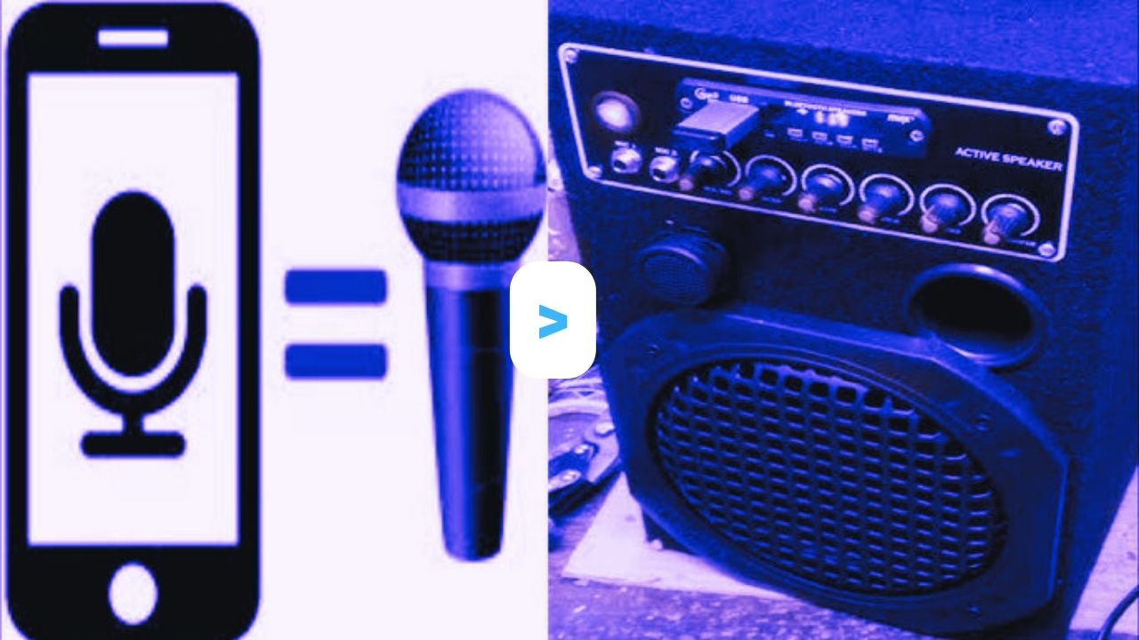 cara membuat hp jadi microphone ke speaker bluetooth